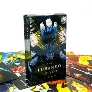 La baraja de tarot LUBANKO, obra de arte mística, juegos de meditación y fiesta duraderos y portátiles, perfectos para orientación espiritual y coleccionistas