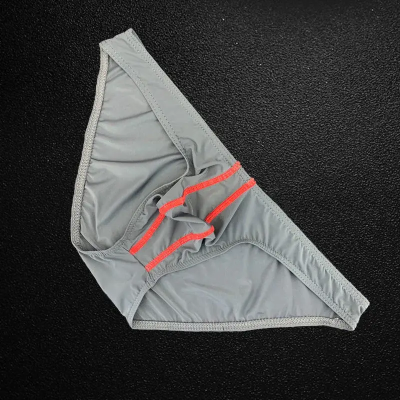 Herrbyxor Ice Silk Ultra Tunna Underkläder Sexiga U Bulge Pouch Man Trosor Elastisk Komfort Snabbtorkande Trosor Kalsonger