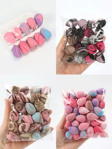10/20/30/50/100Pcs Mini Makeup Sponge Set Dual-Use Wet/Dry Beauty & Blenders for All Skin Types