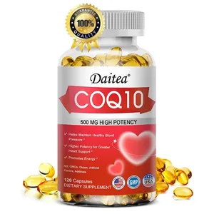 CoQ10 500 mg Softgels - Ultra High Absorption CoQ10 சப்ளிமெண்ட் - வாஸ்குலர் மற்றும் இதய ஆரோக்கியத்திற்கான ஆக்ஸிஜனேற்ற சப்ளிமெண்ட்