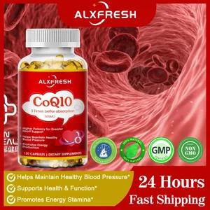 Alxfresh CoQ10 300mg- 3x ספיגה | מנה 120/60 | קואנזים Q-10 | טבעוני ללא גלוטן ללא GMO | תוסף ויטמינים תזונתיים