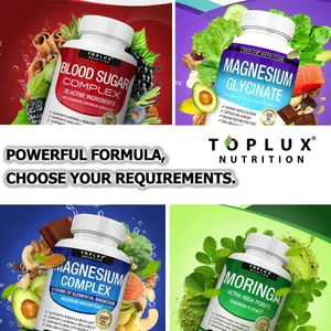 Premium-Magnesiumkomplex-Ergänzung 1000 mg Magnesiumglycinat 525 mg Blutzuckerkomplex 940 mg Moringa-Kapseln 1200 mg GVO-frei
