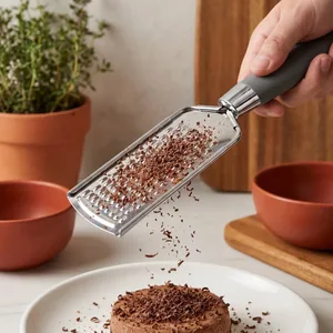 Stainless Steel Flat Grater for Cheese and Vegetables Multi Purpose Handheld Grating for Kitchen Use Household Vegetable Tool